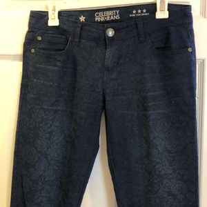 Floral Print Jeans